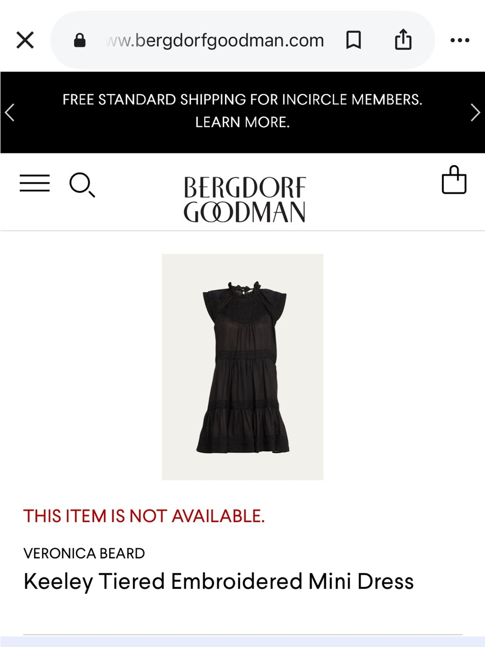 Veronica Beard Keely Tiered Dress in Black - Picture 15 of 16